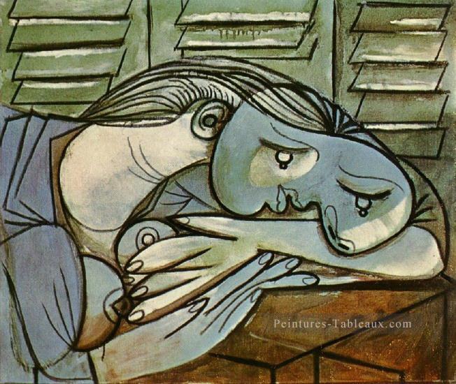 Dormeuse aux persiennes 1 1936 Cubisme Peintures à l'huile